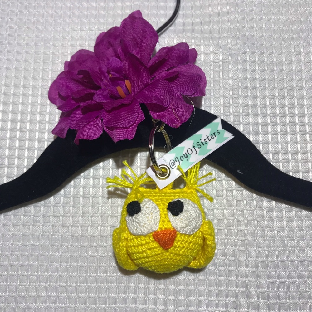 @JoyofSisters exclusive! Handmade crochet owl